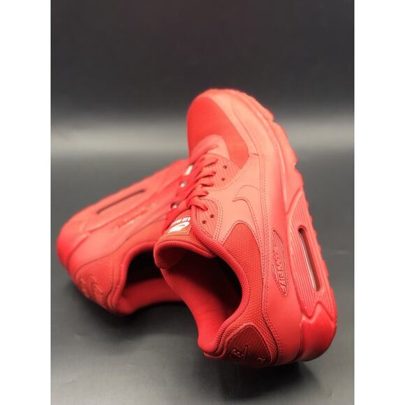 nike air max 90 mens size 10 mesh toe lace up red 931902-994 main image 15
